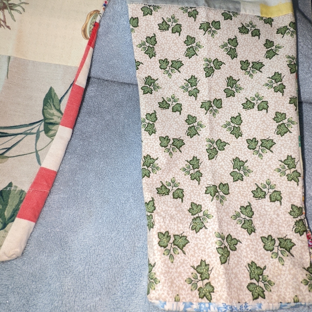 Rona Vintage Tablecloth Patchwork Plants. Size 8 Gem